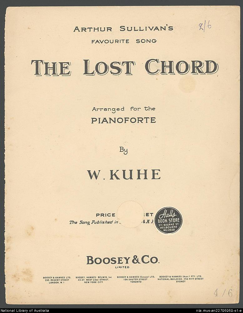 The Original Lost Chord